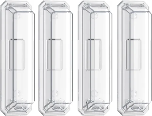 CLYMENE Paquete de 4 cubiertas protectoras para interruptor de luz, cubierta de interruptor de pared a prueba de niños que protegen las luces o