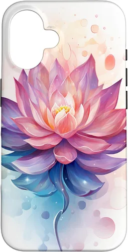 Miniatura 31 de Funda para iPhone 14 Pro Max Lotus Flower Symbol of Beauty and Spirituality Illustration Case