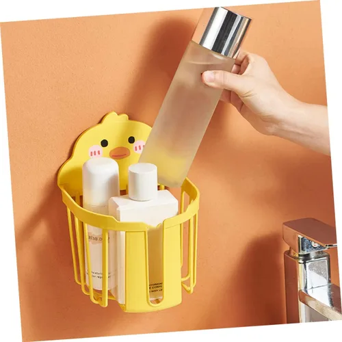 Miniatura 2 de Uonlytech Soporte para toallas de papel amarillo, 2 piezas, soporte de papel higiénico, estante de pañuelos para baño, soporte para pañuelos montado
