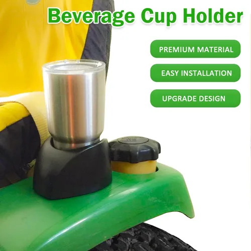 Miniatura 2 de Portavasos de bebidas para John Deere 325 335 345 355 GT225 GT235 GT235 GT245 Tractores de jardín de césped Soporte multifuncional para tazas