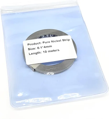 Miniatura 8 de Tiras de níquel puro para soldadura de paquete de batería de litio 99,6% de pureza, 32 pies 0,15 * 6 mm Tiras de níquel para soldadura por puntos
