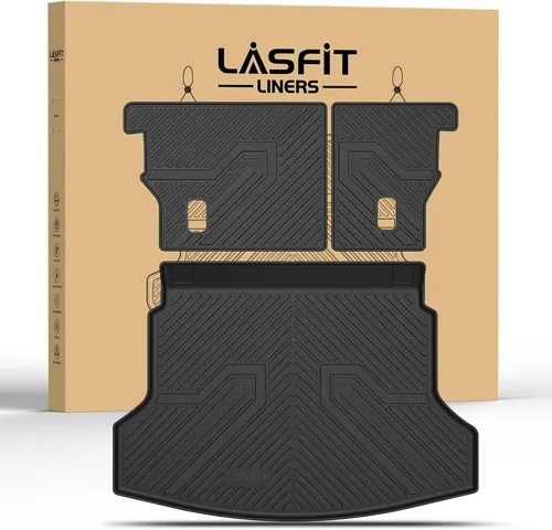 Miniatura 26 de LASFIT Tapete de maletero para Honda Civic Sedan 2022-2026 y Civic Sedan Hybrid 2025-2026, apto para todo tipo de clima, revestimiento de maletero