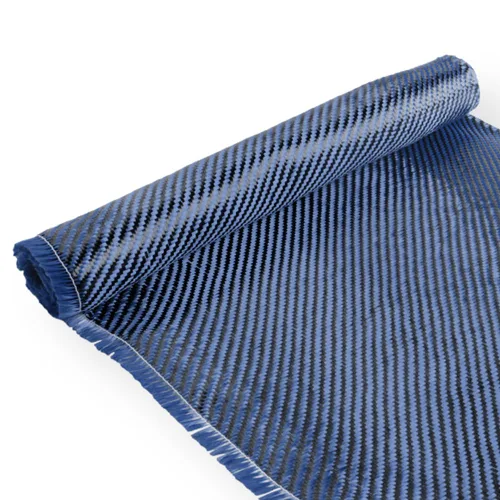 BARTOO Rollo de tela de fibra de carbono de 4.9 pies x 12 pulgadas, 2 x 2 tejido de sarga de 3 k/7.76 oz, hoja de fibra de carbono de alta Azul