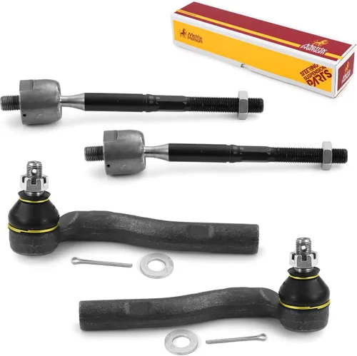 Miniatura 118 de Metrix Premium Chassis Parts - Juego de 4 barras de acoplamiento interior y exterior para Audi A3 15-16, Seat Leon 06-20 (México), 09-17 Volkswagen