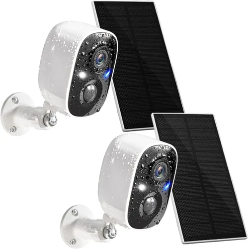 Miniatura 12 de GMK Cámaras de seguridad inalámbricas para exteriores, visión nocturna a color 2K, detección de movimiento AI, conversación de 2 vías, funciona