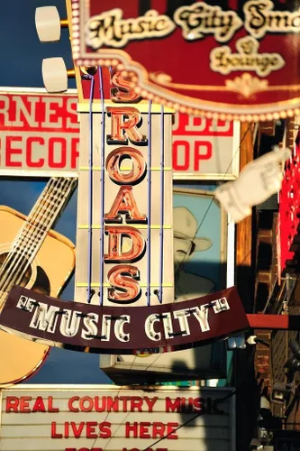 Póster de música country de Nashville, carteles retro vintage TN Tennessee Bar Cool Wall Art Poster 24x36