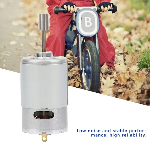 Miniatura 6 de Alta Velocidad Micro Motor Motor de Coche Eléctrico para Niños Motor de Coche Motor de Coche Velocidad Bebé Cochecito Accesorios 12V RS550