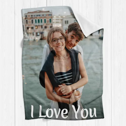 Miniatura 5 de Regalos para mujeres/hombres, manta personalizada de cumpleaños con imagen, mantas personalizadas con fotos, día de San Valentín, Navidad, regalos