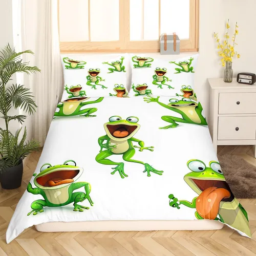 Miniatura 23 de Feelyou Love Gymnastics - Juego de ropa de cama de gimnasia para niñas y niños, ejercicios de suelo, ballet, funda de edredón decorativa de Multi 902