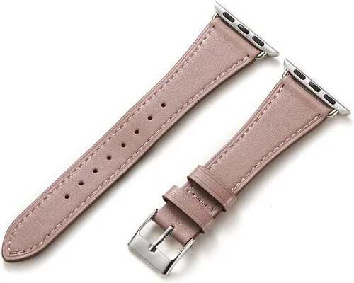 Miniatura 24 de HANDODO Italian Genuine Leather Band Women for Apple Watch Series 11 10 9 8 7 6 5 4 3 2 1 SE SE2 Ultra 2/3, SGS Certified Dressy Bracelet Cute Strap