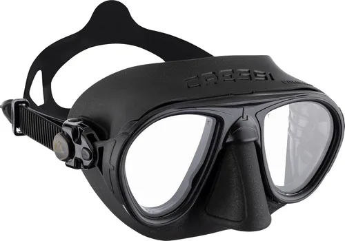 Cressi Máscara de buceo para adultos, parada de niebla, bajo volumen, vista amplia - Calibro: hecho en Italia