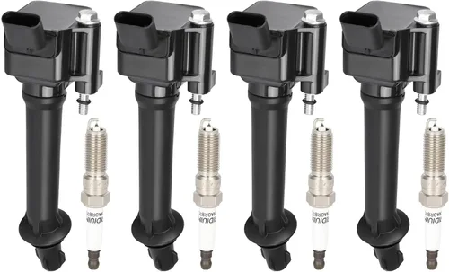 Miniatura 12 de ECCPP UF816 4 bobinas de encendido con 4 bujías de iridio 95125 para Hyundai Elantra Sonata Kona para Kia Forte Optima 2.0L GN10877 UF816 UF-816