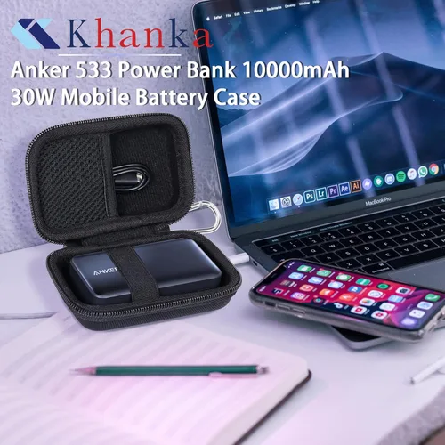 Miniatura 9 de khanka Funda de viaje rígida de repuesto para Anker 533 Power Bank/Anker Nano Power Bank, cargador portátil de 10000 mAh (PD 30 W máx. Leistung)