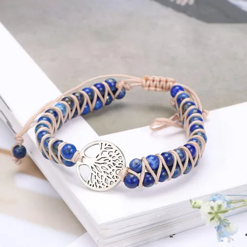 Miniatura 4 de JoycuFF Pulseras de piedra natural para hombres y mujeres, regalos de pareja para novia, novio, esposa, marido, joyería de amistad para él o ella