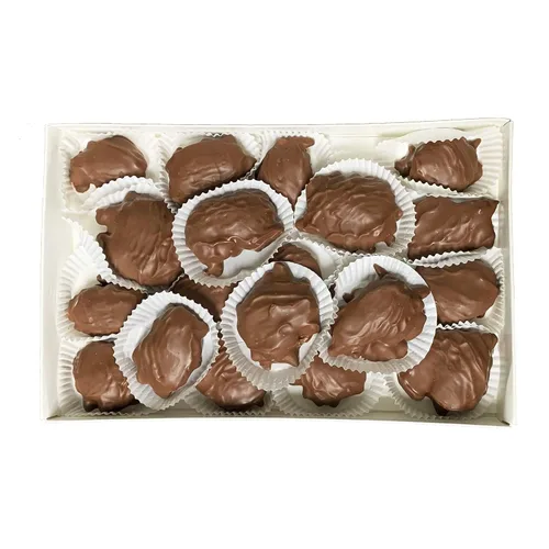 Tortugas pecanas de chocolate (chocolate con leche)