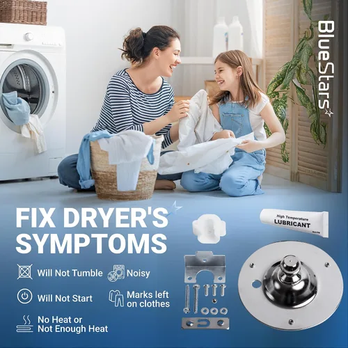 Miniatura 5 de [Actualizado] BlueStars 5303281153 y 134503600 Rodamiento trasero de secadora – Compatible con secadores Frigidaire y Kenmore – Reemplaza PS459829