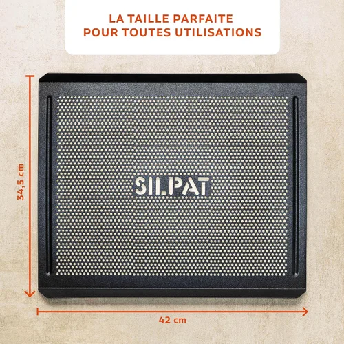 Miniatura 6 de Silpat The Original Cook N' Cool - Bandeja perforada para hornear, aluminio, 11 5/8" X 16 1/2