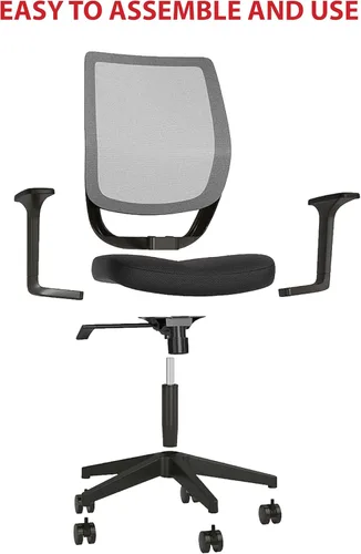 Miniatura 6 de Staples Silla ergonómica de malla, ergonómica, altura ajustable, giratoria