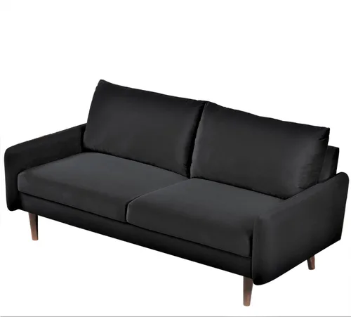 Miniatura 3 de Container Furniture Direct Kent - Sofá de terciopelo para salas de estar modernas y espacios compactos, cómodo sofá de 3 plazas, muebles de estudio