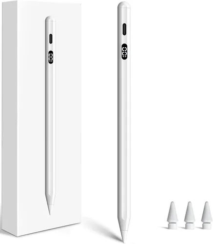 iPencil de 2ª generación, lápiz para iPad con rechazo de palma y sensibilidad de inclinación, pantalla de alimentación LED, lápiz capacitivo para