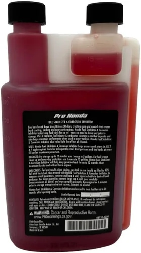 Miniatura 5 de CYCLEMAX Un paquete para estabilizador de combustible e inhibidor de corrosión Honda 08732-3200 contiene una botella de 32 onzas y un embudo