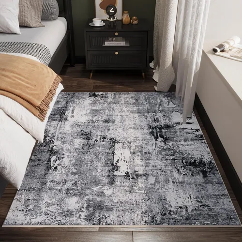 Miniatura 86 de Rugcomf Alfombra de pasillo de 2 x 6 pies, lavable, bohemio, suave, antideslizante, no desprende pelusa, lana sintética, estilo vintage para cocina
