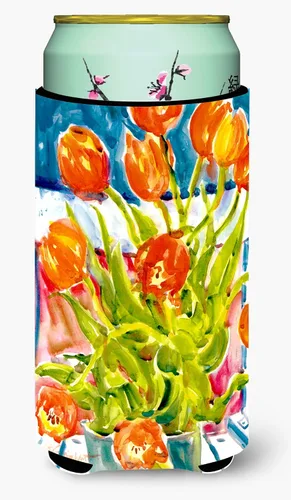 Miniatura 5 de Caroline's Treasures 6015LITERK Flower – Bird of Paradise Botella de vino Hugger Botella Enfriador de Frigorífico Hugger Funda Abrazadora Lavable a