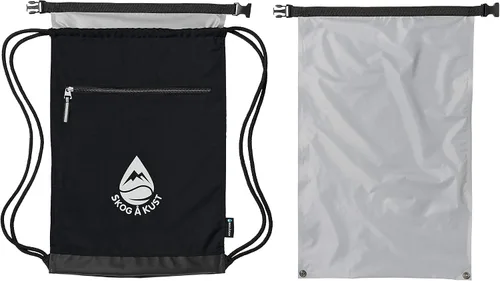 Miniatura 5 de Skog Å Kust GymSak - Bolsa de cincha con cordón 2 en 1 con bolsa seca impermeable extraíble