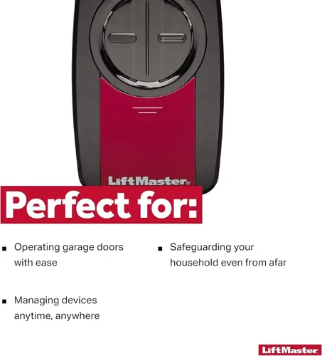 Miniatura 6 de LiftMaster 380UT - Abridor universal de puerta de garaje con control remoto de 2 botones, compatibilidad universal solo con las marcas LiftMaster