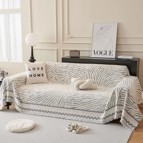 Miniatura 42 de ROOMLIFE Funda de sofá con estampado de leopardo para sofá de 3 plazas, lavable, protector de muebles para perros, funda de sofá suave