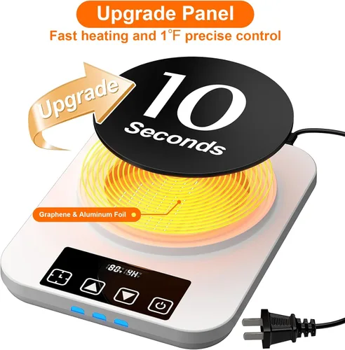 Miniatura 6 de Calentador Eléctrico para Masa Madre, Almohadilla de Calentamiento Mejorada para Masa Madre, Herramienta de Calentador de Masa Madre para Blanco