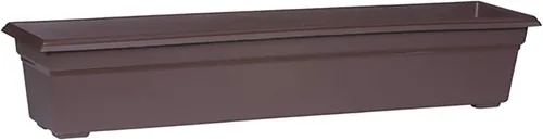 Miniatura 7 de Root & Vessel Countryside Flower Box Planter, Blanco, 30 Pulgadas