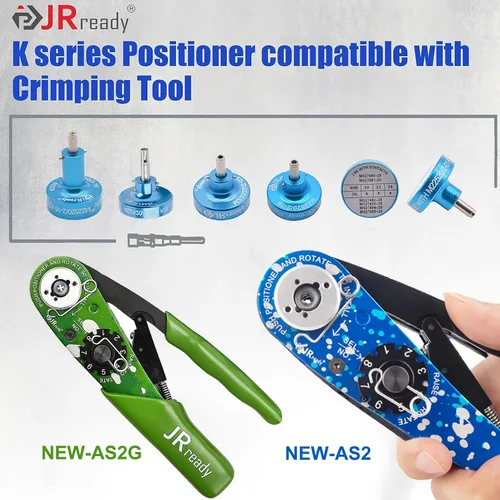 Miniatura 2 de JRready Posicionador K13-1 para herramienta de crimpado coaxial AS22520/2-01 Contactos de crimpado Pin #20 M39029/64-369,63-928, Soc #20