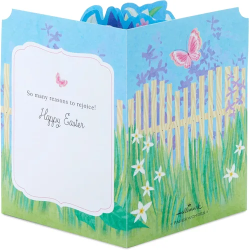 Miniatura 3 de Hallmark Paper Wonder - Tarjeta de Pascua desplegable (lirios)