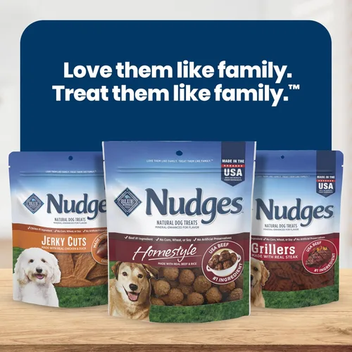 Miniatura 9 de Blue Buffalo Nudges Homestyle Natural, Golosinas Naturales para Perros con Carne y Arroz