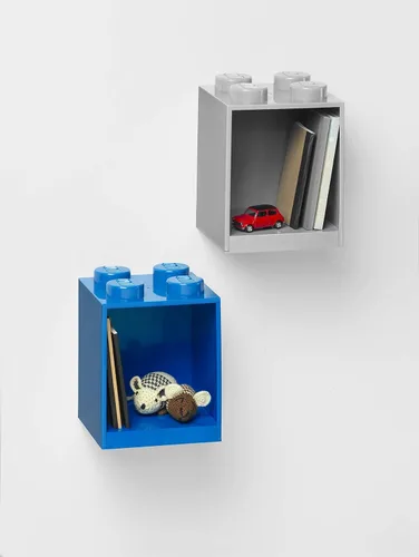 Miniatura 9 de Room Copenhagen Estante de ladrillo Lego, 4 tachuelas, color negro