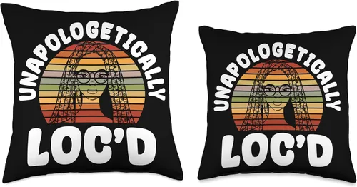 Miniatura 3 de Locs Afro Dreadlocks Love Beauty Hair Loc'd Up Afro Hair - Almohada negra de niña africana americana, 16 x 16 pulgadas, multicolor