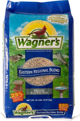 Miniatura 5 de Wagner's 62008 Western Regional Blend - Alimento para pájaros silvestres, bolsa de 20 libras y 62004 Eastern Regional Alimento para aves silvestres