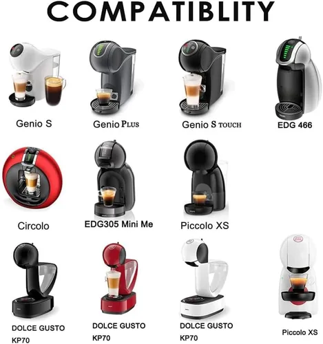 Miniatura 2 de i Cafilas Adaptador de café reutilizable para Dolce Gusto, convertidor recargable compatible con Piccolo XS/Genio S, bricolaje tu café en polvo 1