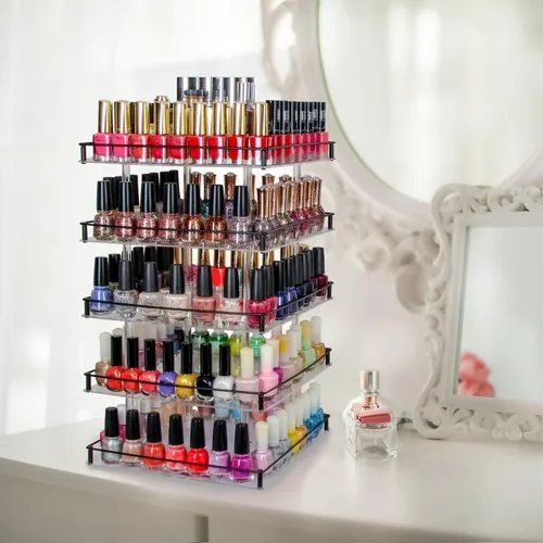 Miniatura 2 de MK302 – Acrílico Nail Polish Rotating Display Rack