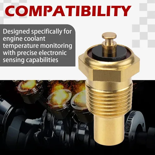 Miniatura 5 de Sensor de temperatura del refrigerante del motor profesional G1852, construcción de latón