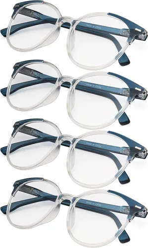 Miniatura 6 de Paquete de 4 elegantes lentes de lectura de gran tamaño para mujer