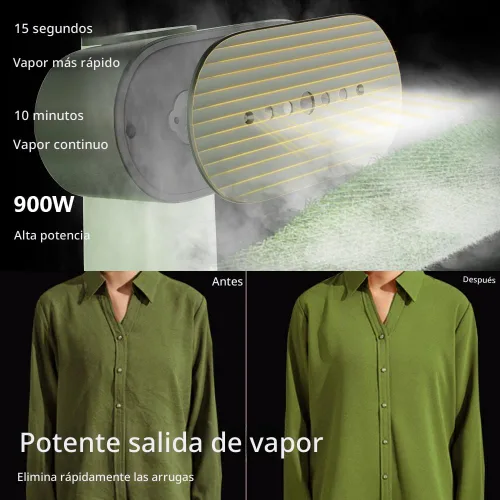 Miniatura 3 de nexdoo G6 - Vaporizador portátil 2 en 1 para ropa y plancha para ropa, solo 0.7 libras, ligero, 10 minutos de vapor continuo, vaporizador ligero