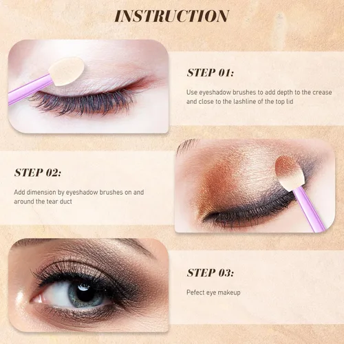 Miniatura 5 de Tanlade 500 aplicadores de sombra de ojos, brochas de maquillaje desechables para sombra de ojos, cepillos de esponja de doble cara para mujeres