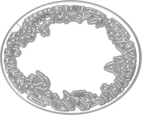 Hero Arts DI320 Fancy Die, marco floral frontera Confeti de