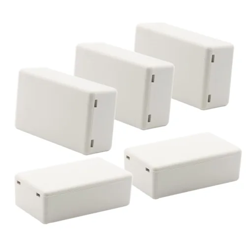 Miniatura 28 de Zulkit 12 cajas de proyecto de plástico ABS para proyectos eléctricos, caja de conexiones pequeña, color blanco, 2.17 x 1.28 x 0.79 pulgadas