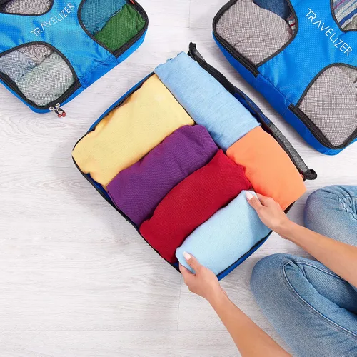 Miniatura 7 de Travelizer - Juego de 5 cubos de equipaje de viaje para bolsa y maleta
