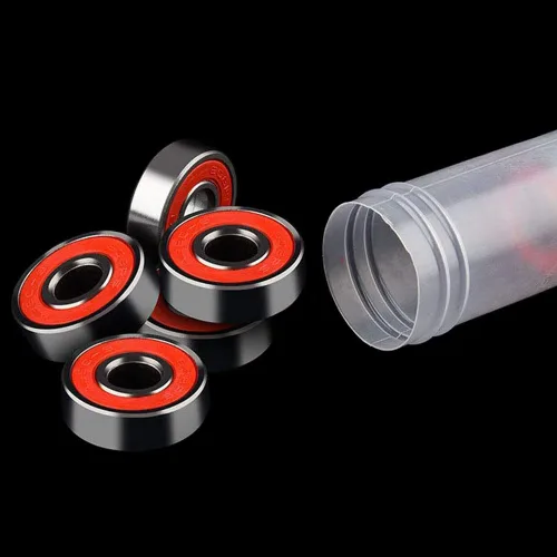 Miniatura 5 de Rodamientos largos del monopatín ABEC-9 608 RS de plata roja (8PCS)