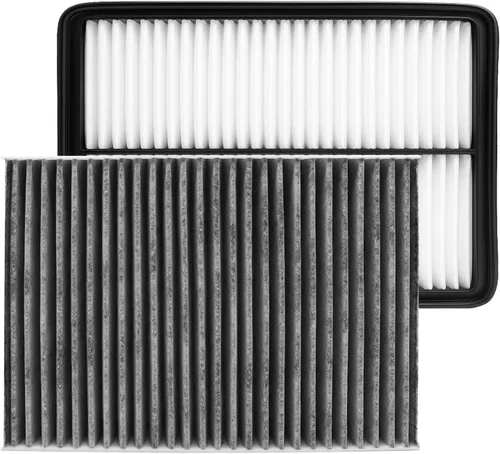 Miniatura 11 de Kit de filtro de aire de cabina de motor peine para Nissan Frontier 2.5L V8 2019 2018 2017 2016 2015 2014 2013 2012 2011 2010 2009 2008 2007 2006