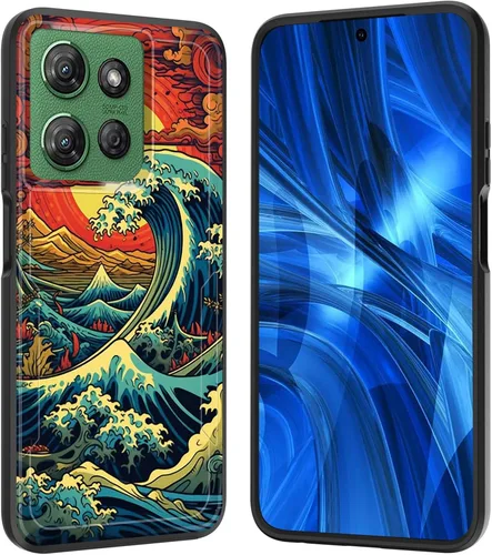 Miniatura 141 de Funda para Moto G 5G 2023, [probada en caídas de grado militar], resistente, resistente, resistente, a prueba de golpes, funda protectora